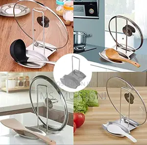 Pan Pot Rack Cover Lid Rest Stand