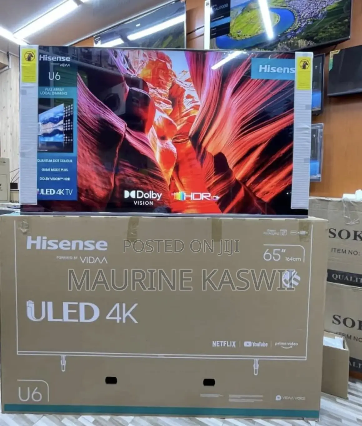 Hisense 65′′ 65U6K ULES