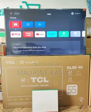 TCL 55 “ Qled Pro Smart Tv With Onkyo Subwoofer