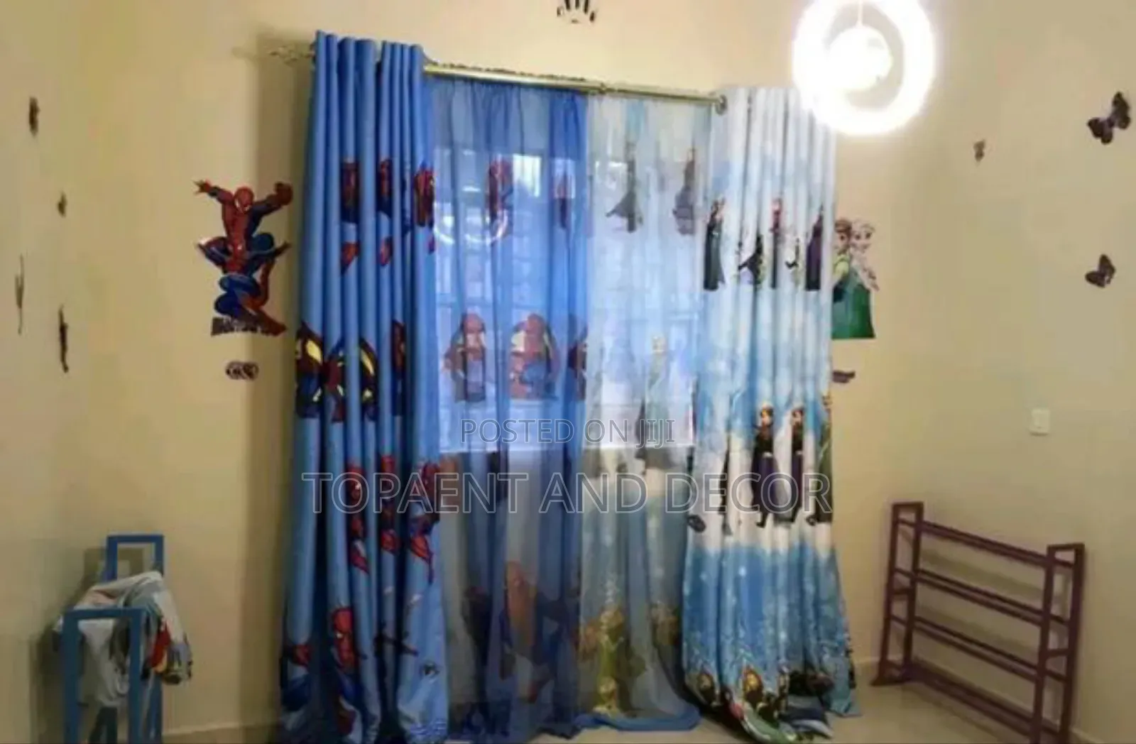 Harmonious Cartoon Themed Kids Curtains