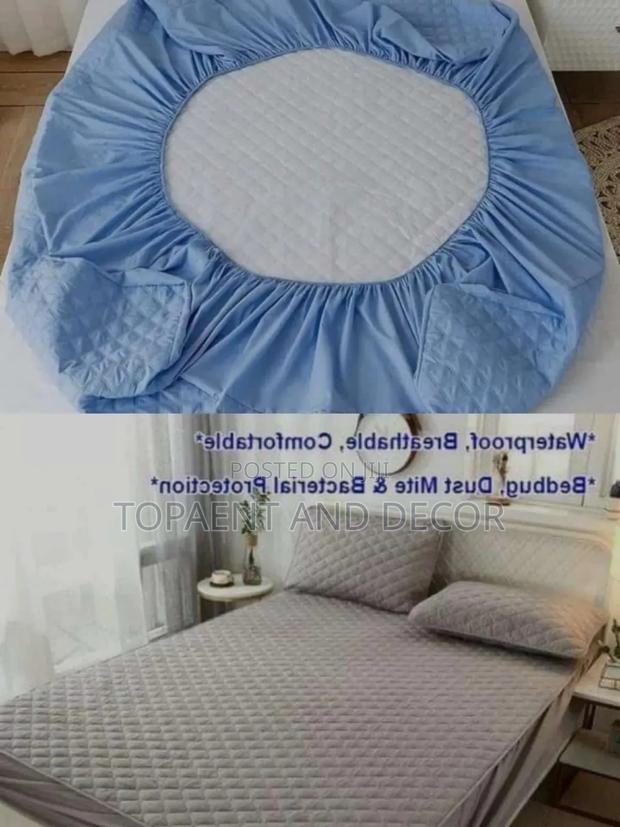 Queen Size Bed Waterproof Mattress Protectors Fitted Covers