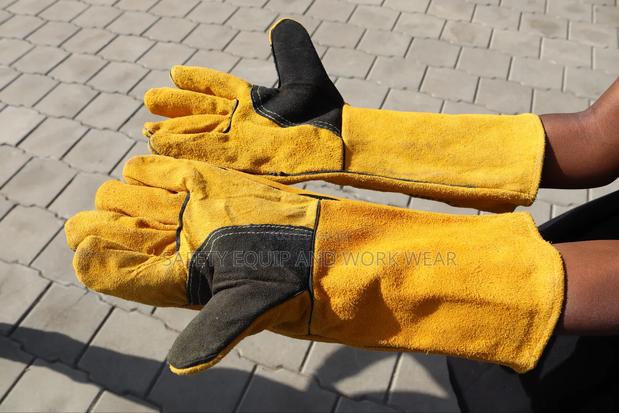 Long Leather Gloves - main view