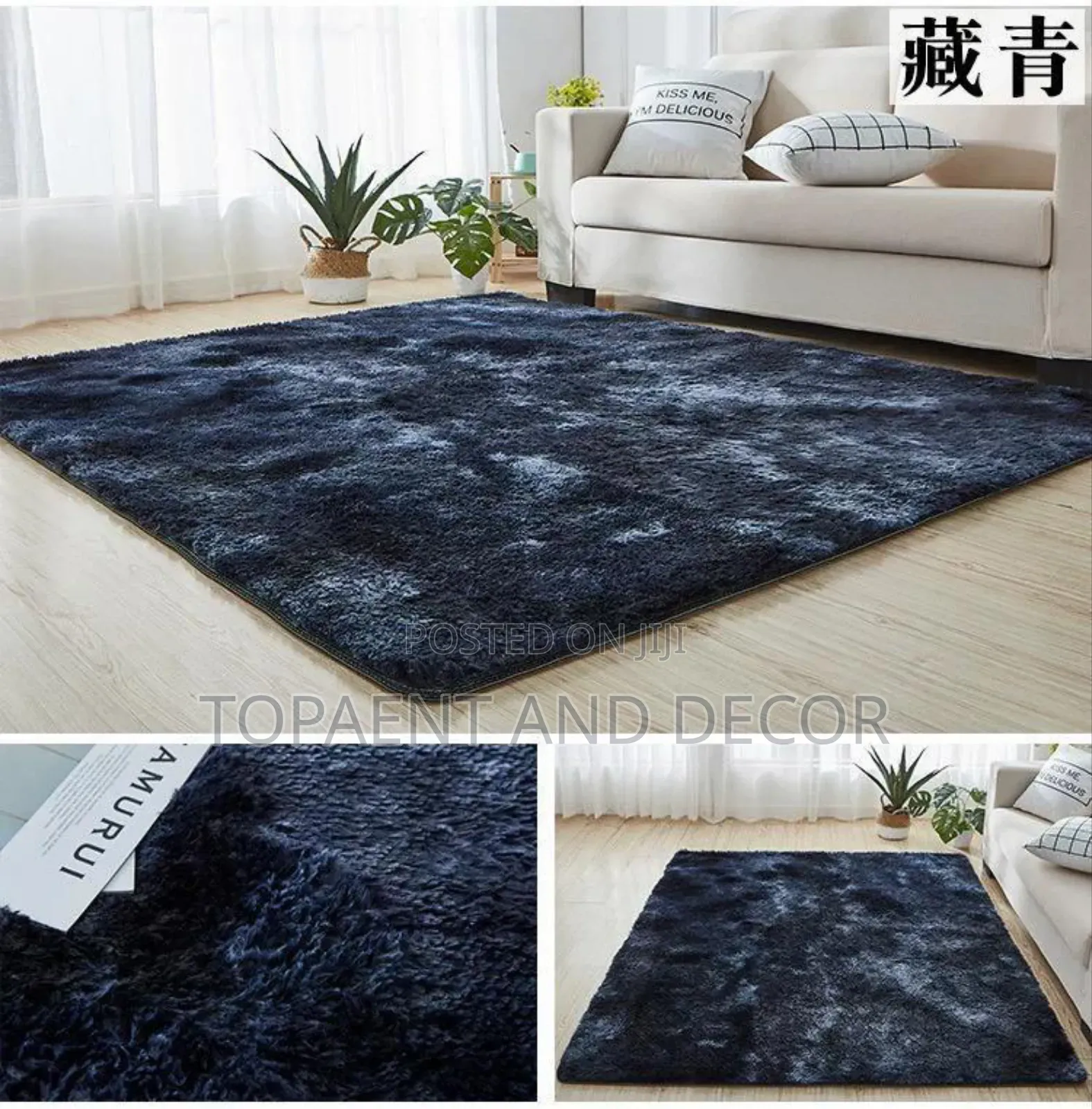 Light Fluffy Living Room And Bedside Carpets Mats