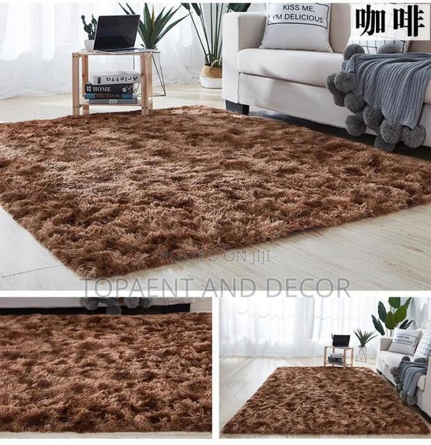 Light Fluffy Brown Living Room Mats Carpets And Bedside Mats