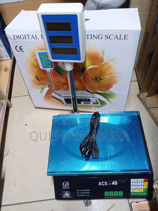 Affordable Digital Weight Scale 40kgs Computing Scale - main view