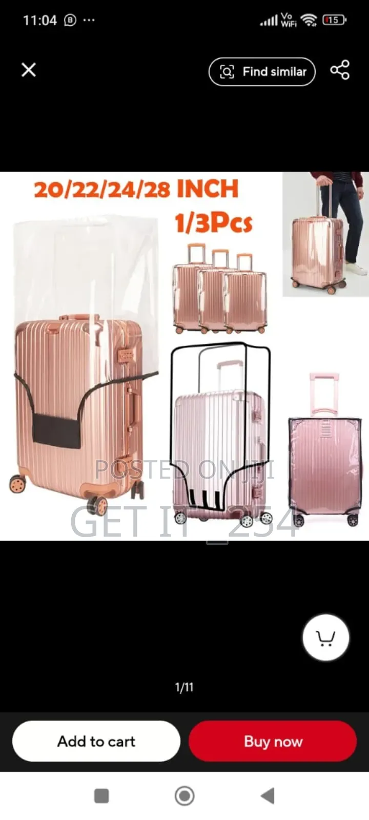 *Quality Travelling Suitcase Cover