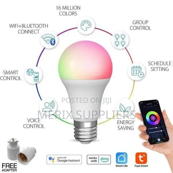 Smart LED Bulb – Multicolour Dimmable Wifi Smart Bulb