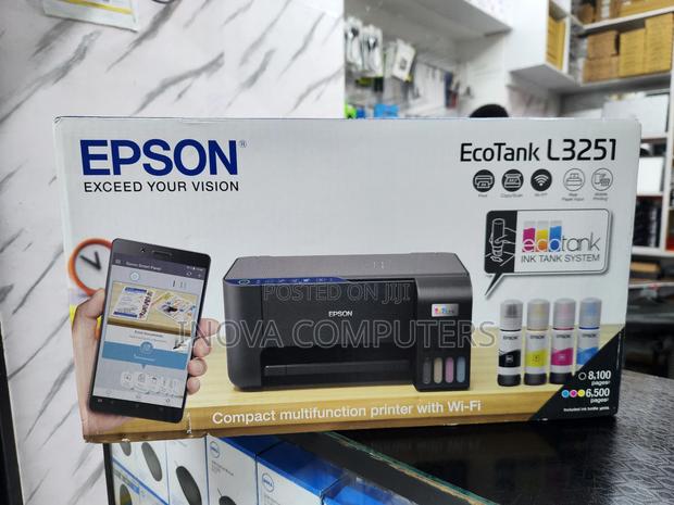 Epson Ecotank L3251 A4 Wi-Fi All-in-One Ink Tank Printer - thumbnail 4