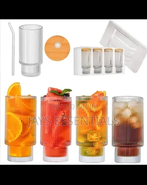 4pc High Ball Glass Set
