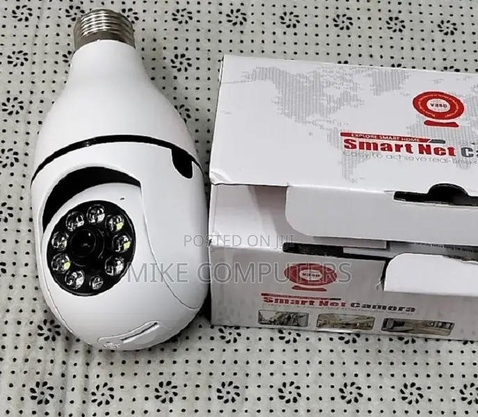 Bulb PTZ Nanny Camera With Motion Sensor