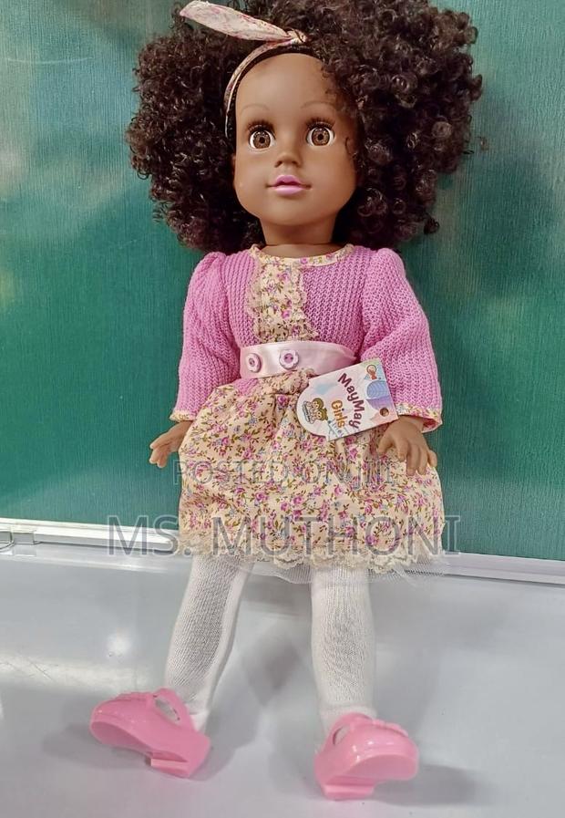 Big Size Fully Dressed African Doll - main view