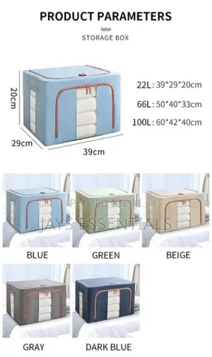 Multipurpose Oxford Storage Box Organizer