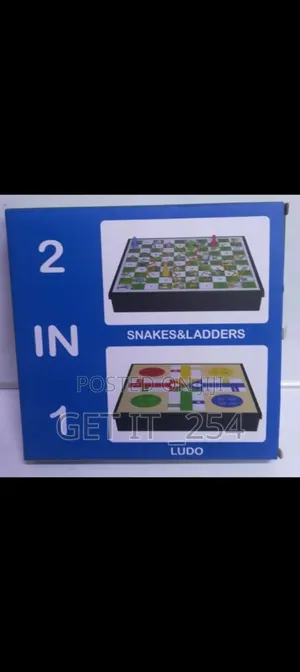 2 In 1 Games LUDO Chess Snakes And Ladder
