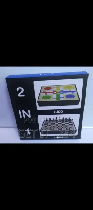 2 In 1 Games LUDO Chess Snakes And Ladder