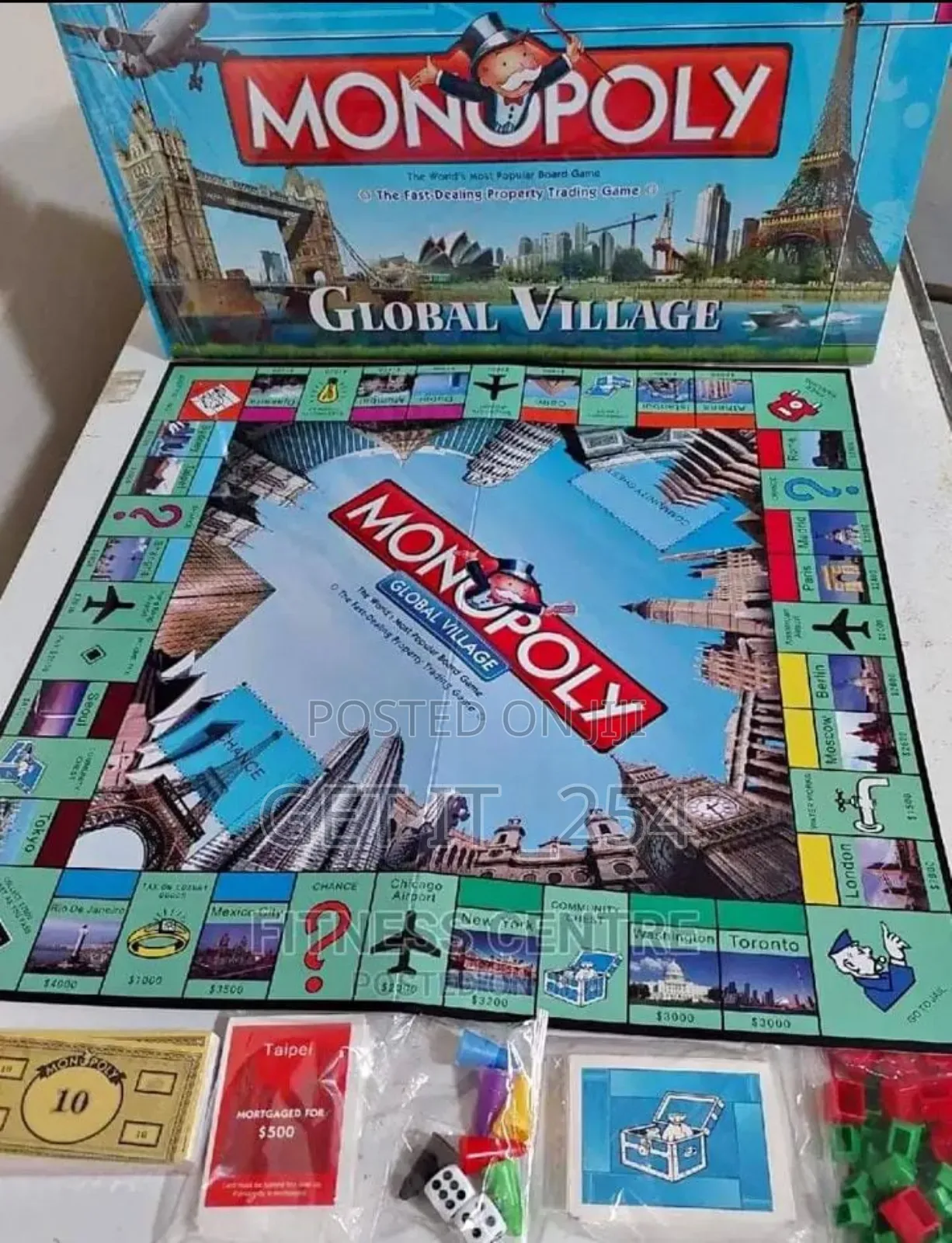 Monopoly Global Village Blue