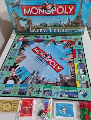 Monopoly Global Village Blue