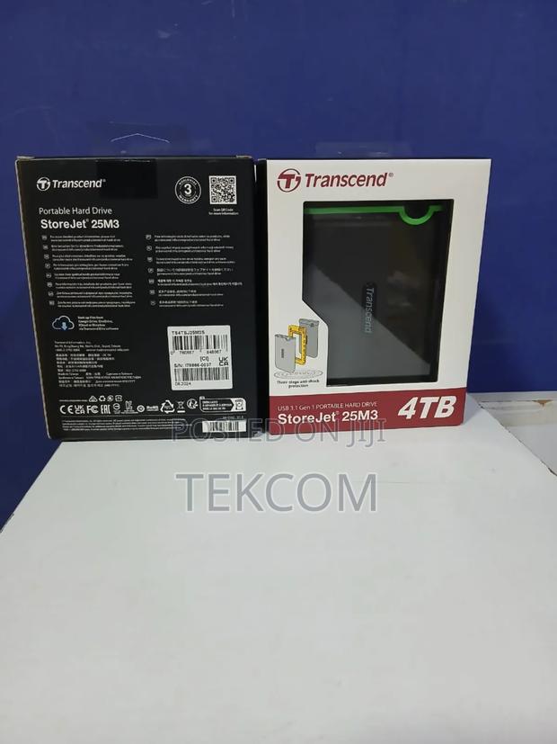 Transcend External HDD 4TB - Iron Grey - thumbnail 3