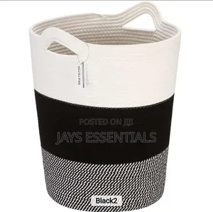 Woven Cotton Rope Basket