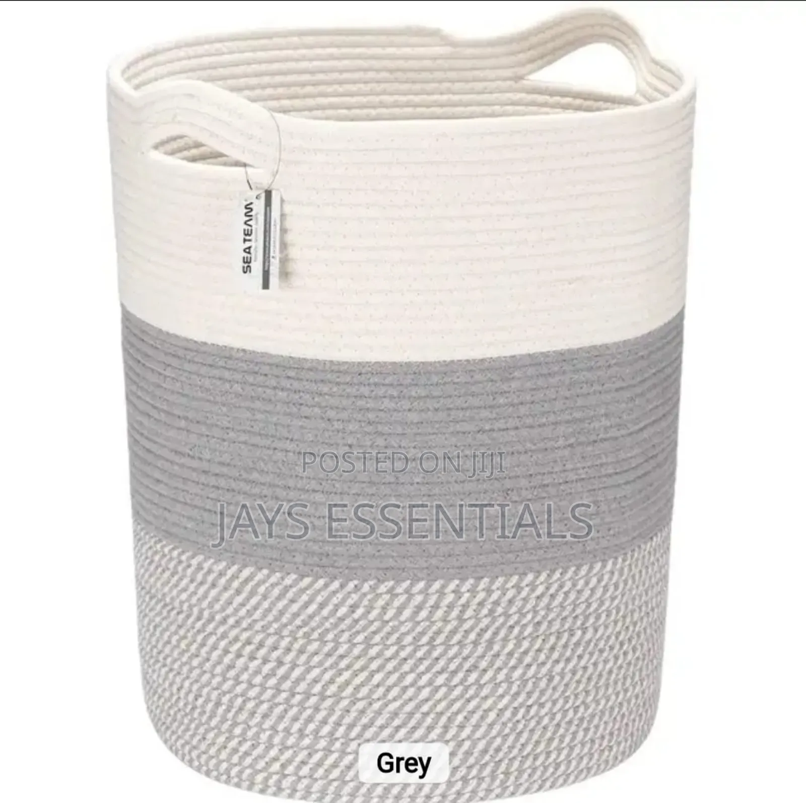 Woven Cotton Rope Basket
