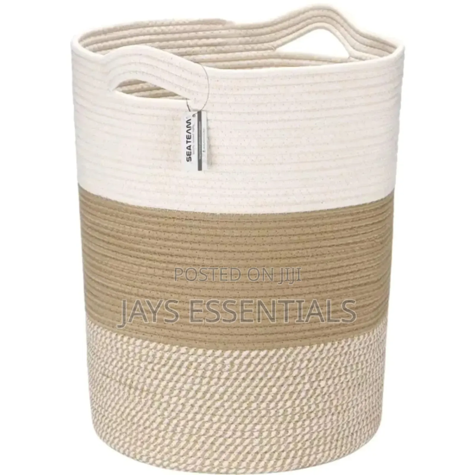 Woven Cotton Rope Basket