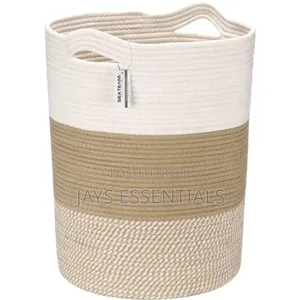 Woven Cotton Rope Basket