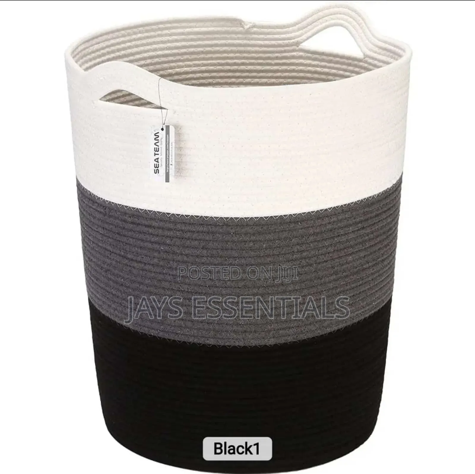 Woven Cotton Rope Basket