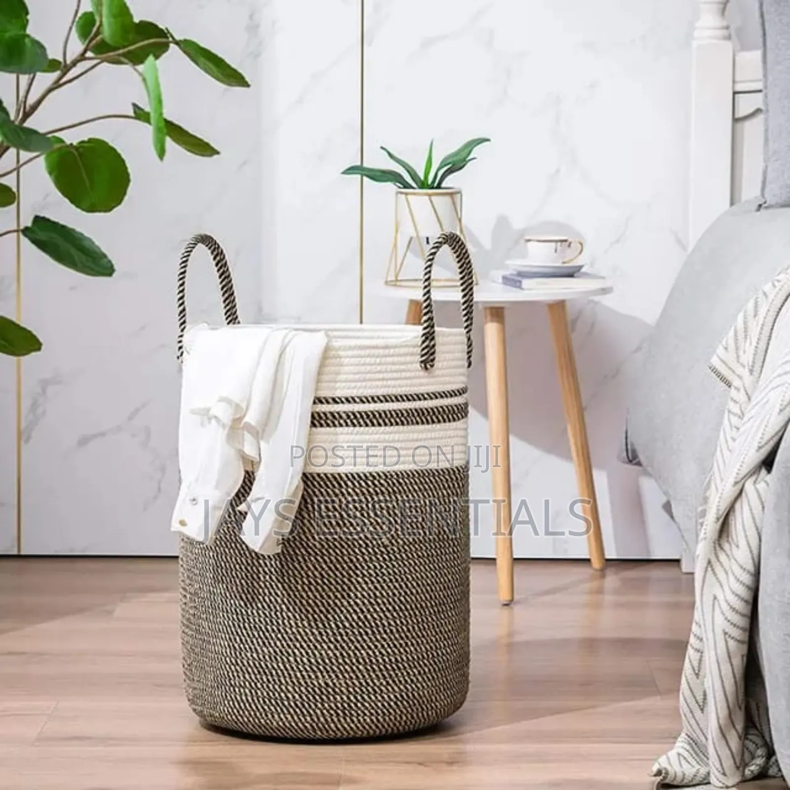 Woven Cotton Rope Basket
