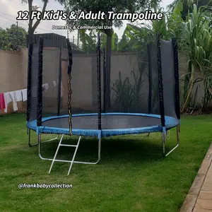 12 Ft Trampoline With Safety Net and Ladder