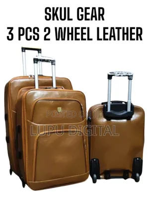 3 Piece 2 Wheel Leather