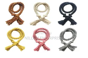 Boho Rustic Style Curtain Tiebacks Rope