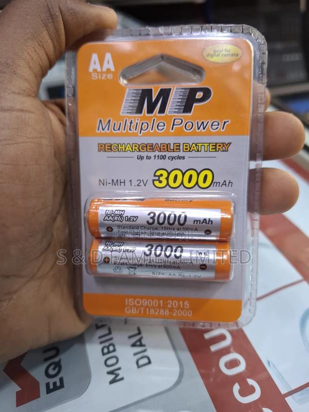 AA MP Rechargeable Battery 3000mah