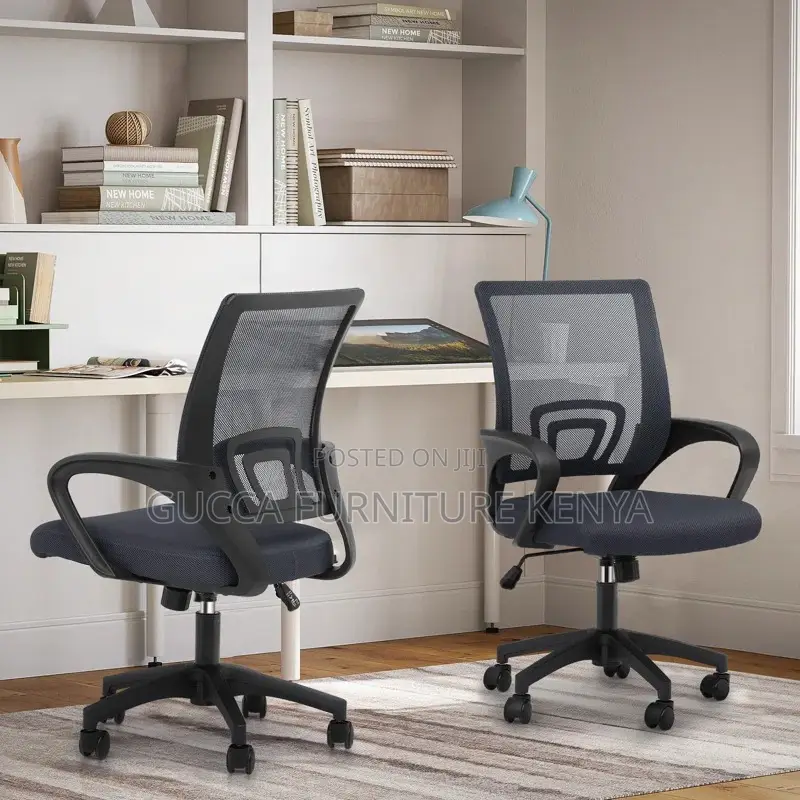 Office Chairs: Ergonomic Mid-Back Swivel Clerical Seat