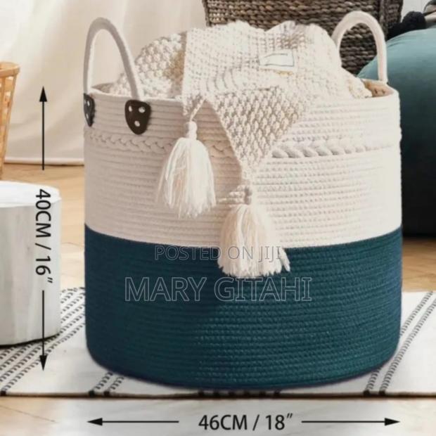 Cotton Rope Basket.