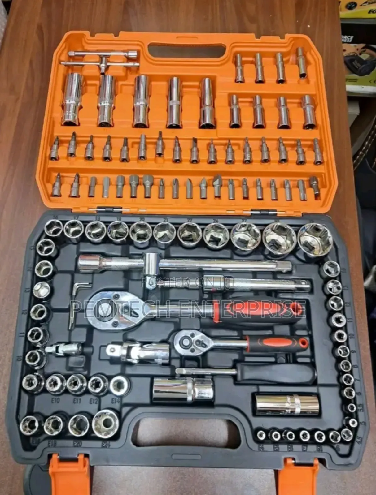 Heavy Duty Chrome Vanadium Box Socket Set