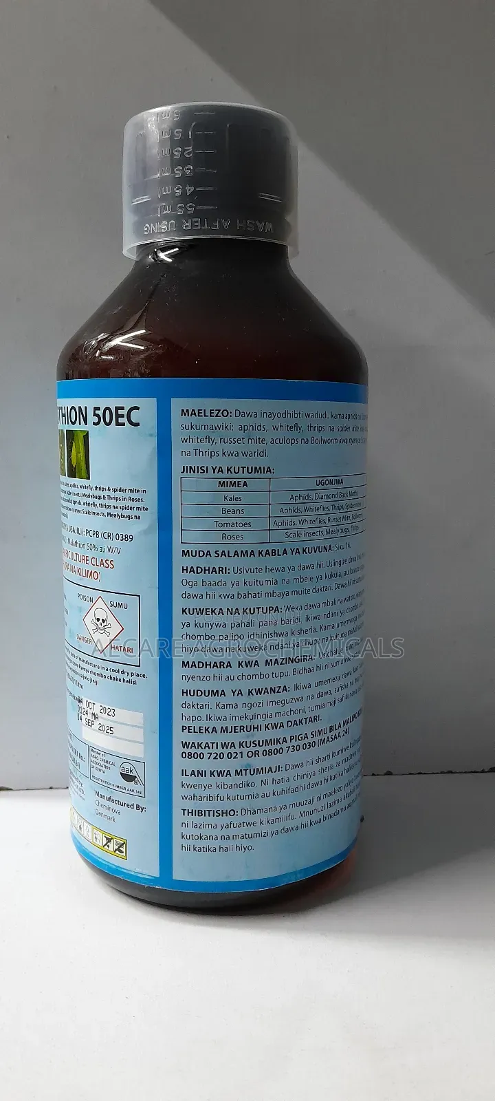 Dera Malathion 50ec Insecticide 1 Litre