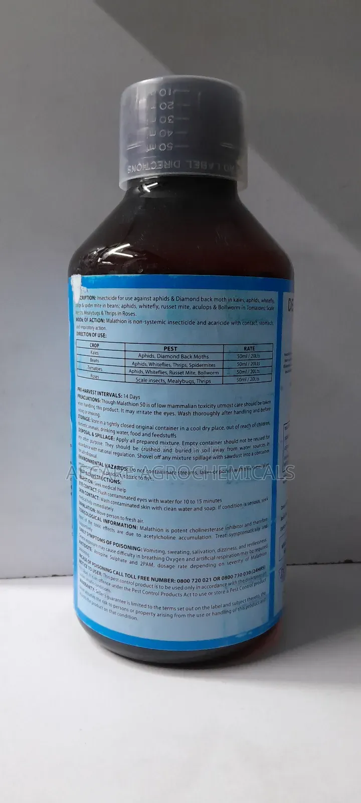 Dera Malathion 50ec Insecticide 1 Litre
