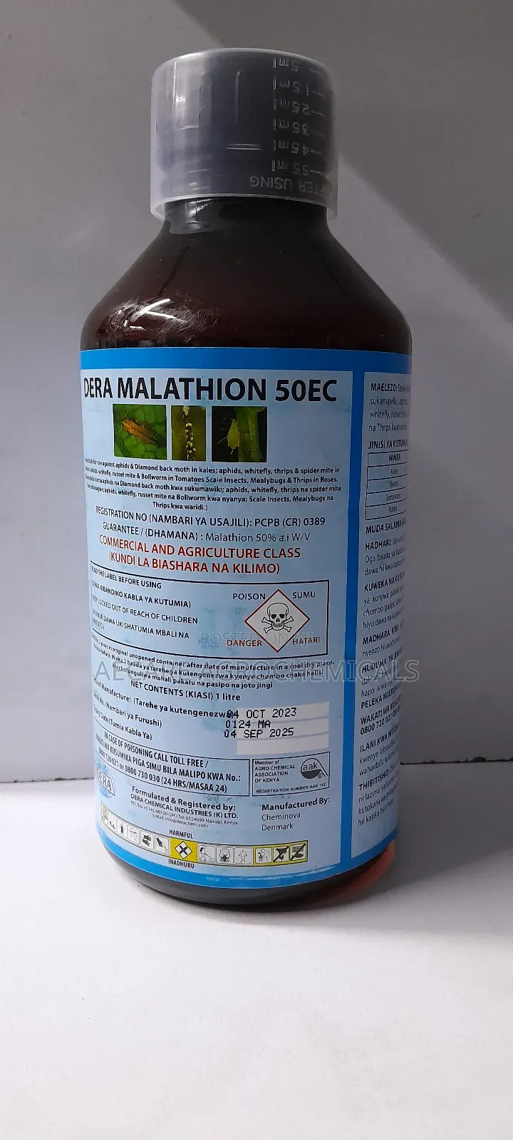 Dera Malathion 50ec Insecticide 1 Litre