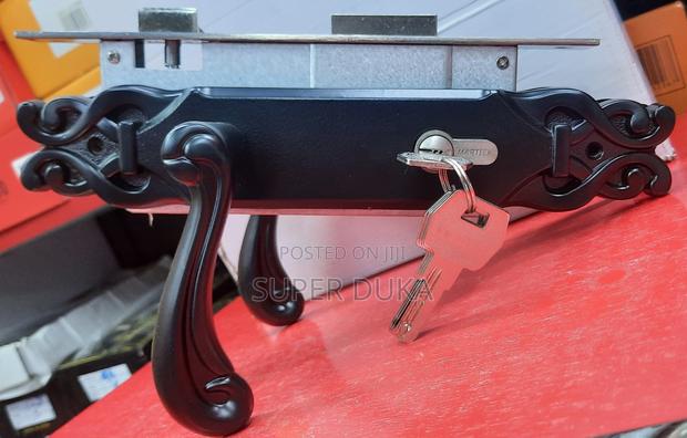 Black Martech Heavy Duty Door Lock - main view