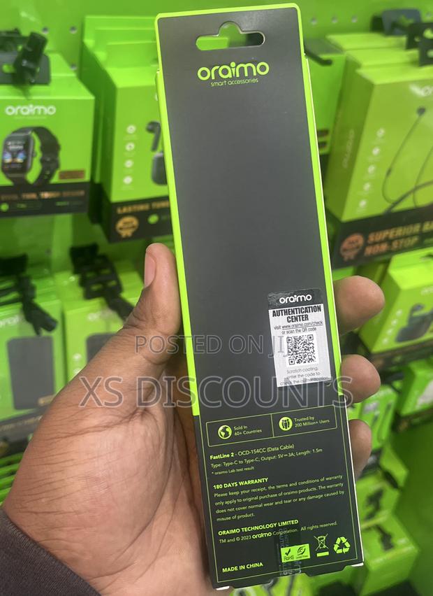 Oraimo C to C Cable 154cc - thumbnail 2