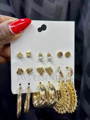 Stud and Hoop Sets of Earrings - main view