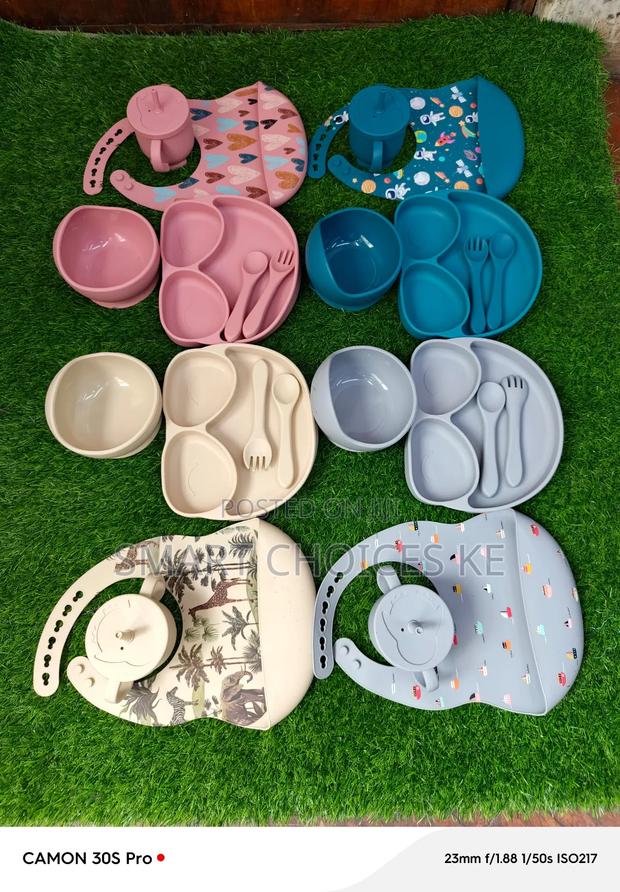 7pieces Silicon Feeding Set
