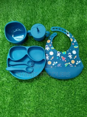 Baby Silicone Feeding Set * Toddler Feeding Set