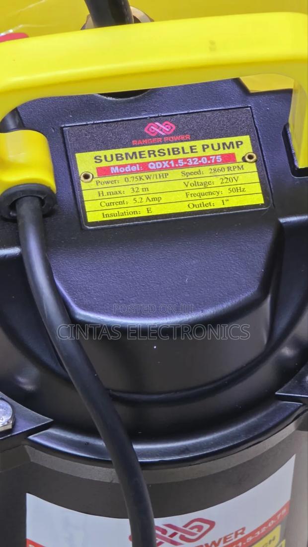 Electric Submersible Water Pump 1HP - thumbnail 2