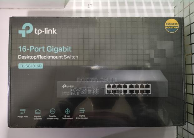 Tp-Link 16-Portmbps Gigabit Desktop Tl-Sg1016d