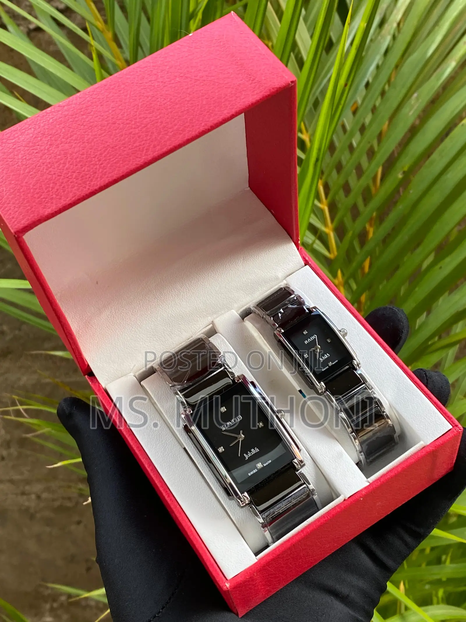 Rado Couples Watch Set With Ceramic Finis
