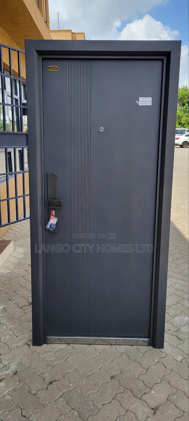 Imported Modern Single Doors - Steel - main view
