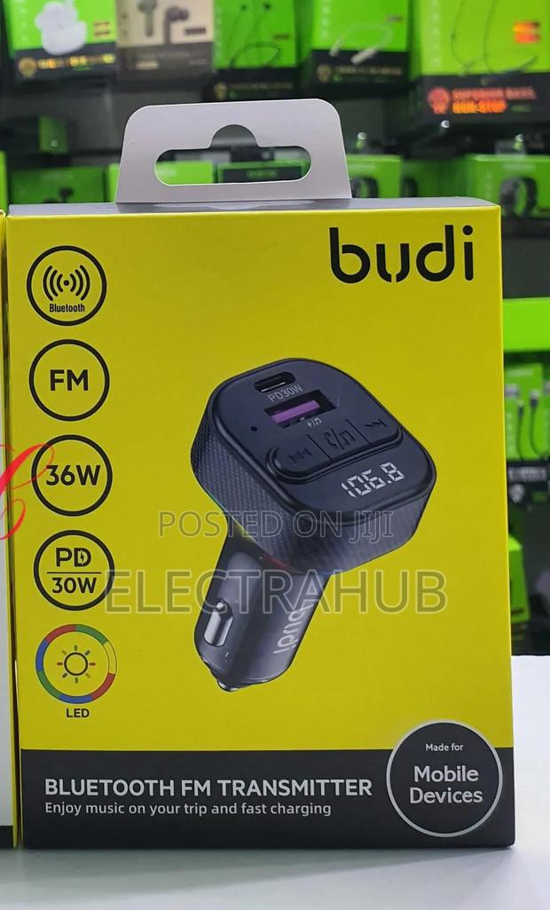 Budi 36W Modulator Bluetooth FM Transmitter With PD 30W