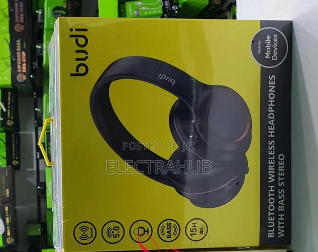 Budi Bluetooth Wireless Headphones With Bass Stereo - thumbnail 3