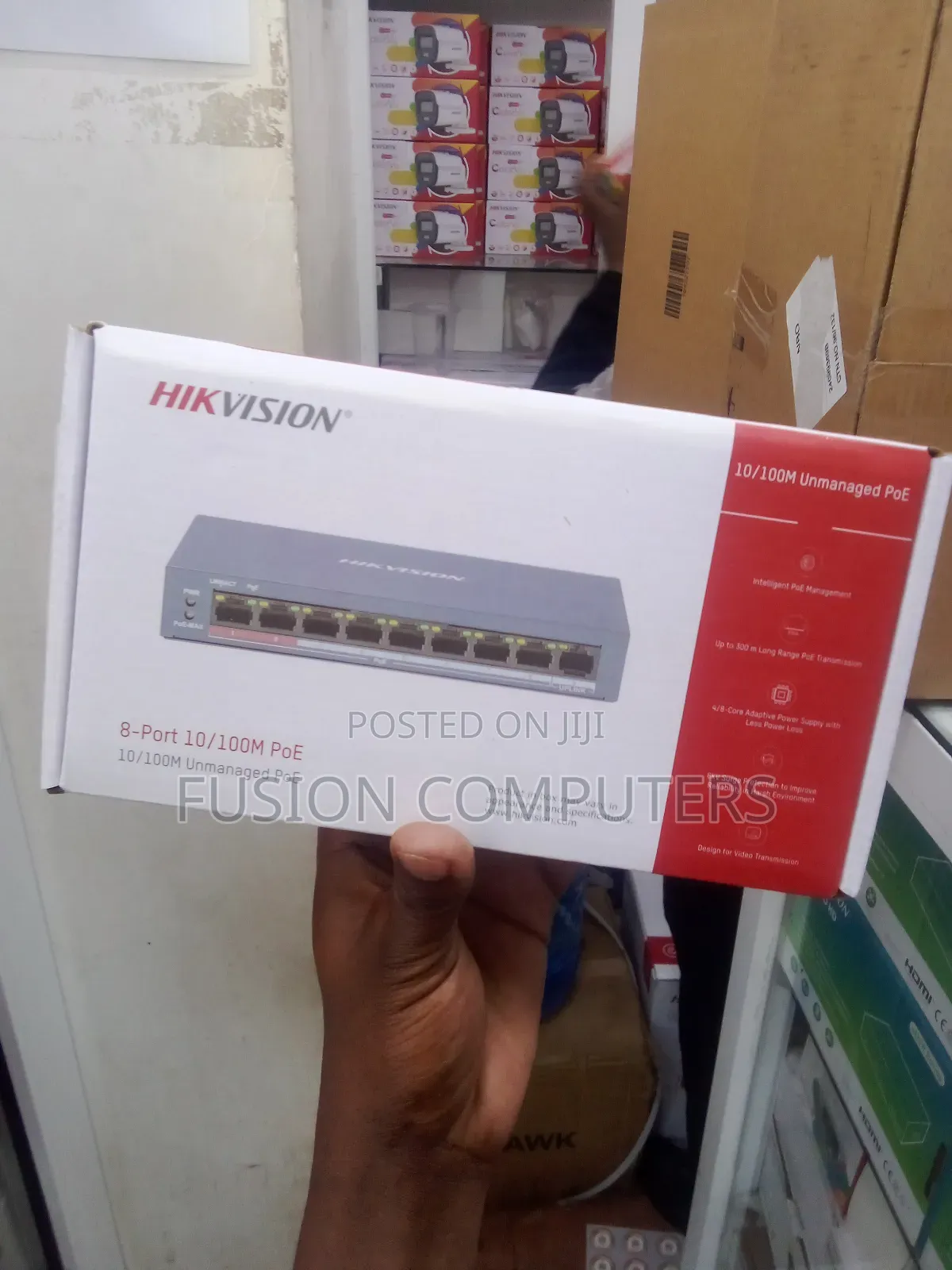 Hikvision DS-3E0109P-E/M(B) 8 Ports Switch