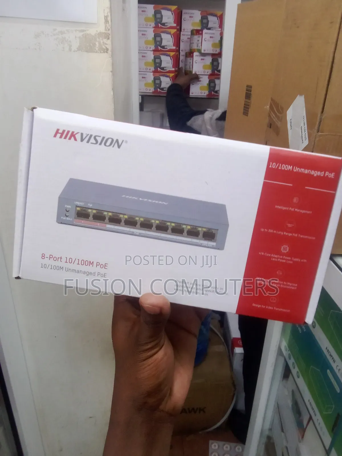 Hikvision DS-3E0109P-E/M(B) 8 Ports Switch